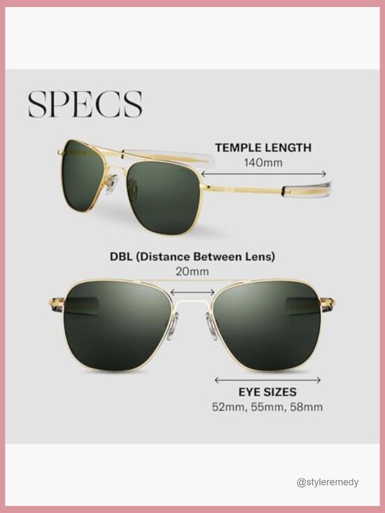 Aviator Sunglasses with 23k Gold Frame, Polarized Lenses, UV Protection main image 4